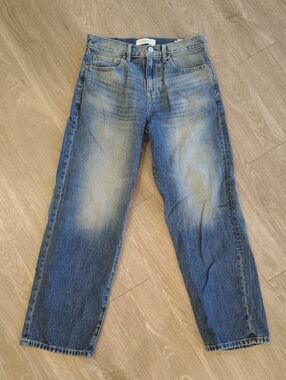 PacSun Men's Blue Washed Straight-Leg Jeans